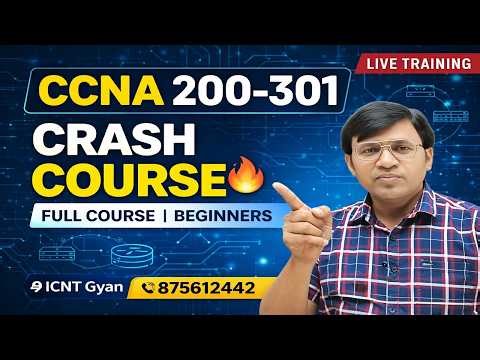👉 CCNA Crash Course 2026 | CCNA 200-301 Latest for Beginners 🔥 | ICNT Gyan