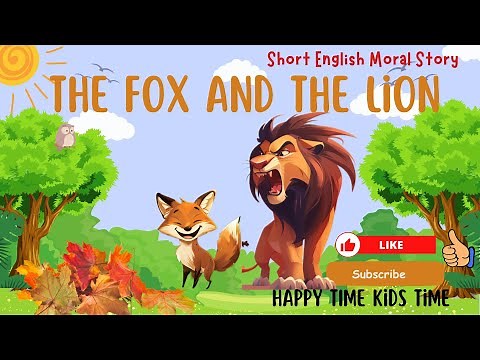The Fox and the Lion | An Animated Fable with a Lesson | Short English story with a Good Moral