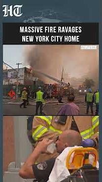New York City Fireball: Dozens Rescued As Multi‑Alarm Blaze Tears Through Flushing Homes | #shorts