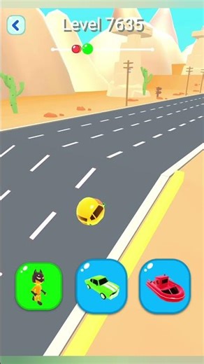 Shape shifting2 game level #7635 hyper casual game #shapeshifting #gameplay #gaming #shortvideo...