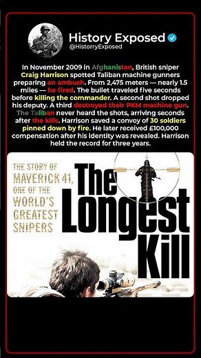 When A British Sniper Made History Shooting 1.5 Miles Away 🎯🇬🇧