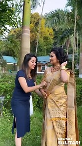 2.3M views · 10K reactions | Follow me for Makeup tutorial  https://www.youtube.com/channel/UCCFRZrmbYc7huVWHo_kKmwQ With our super gorgeous Garima bow❤️ .. Bridal Makeup Artist Maahi Pol | Makeup artist Maahi pol | Facebook