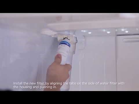 How To Replace LG Refrigerator Water Filter? #LT700P