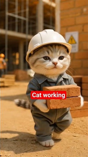 Cat are Workong #shorts