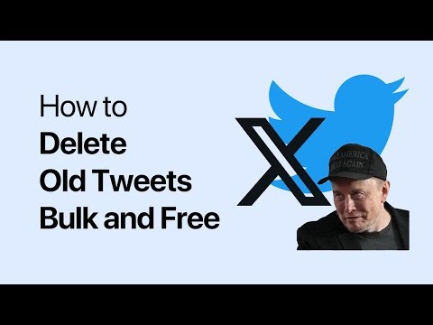 How to Bulk Delete Tweets on X (Twitter) for Free – Fast Cleanup Guide (No Apps)