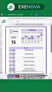 🗓️ Create this Dynamic Calendar in Excel 365 📊 #excel #learnexcel #exceltips
