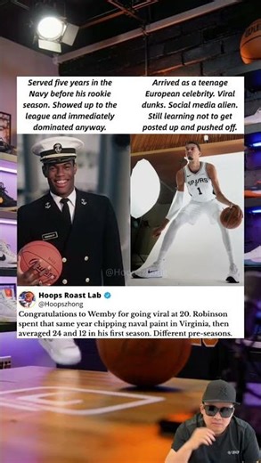David Robinson vs Wembanyama: Ultimate Reality Check 🤯 #nba #basketball