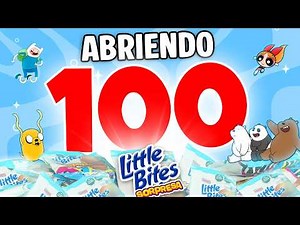 COLECCIÓN COMPLETA? Abro 100 Little Bites Sorpresa 😱