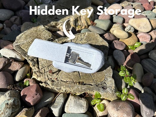 Hidden Key Rock: Outdoor Spare Key Holder - Etsy