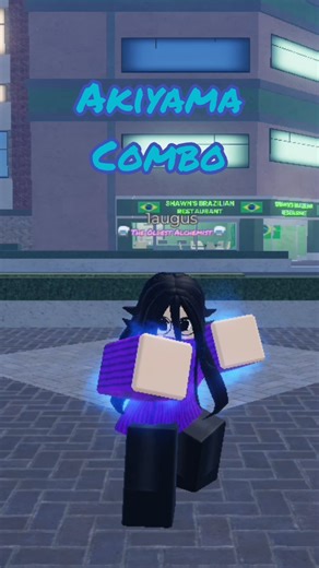 AKIYAMA COMBO!!! [Project Baki 4] #yakuza #roblox #ryūgagotoku #sega