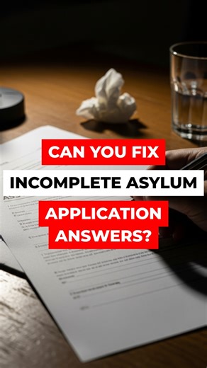 Can you fix your asylum application if you didn't fully answer the substantive questions? #AsylumAnswers | Manning Asylum Law