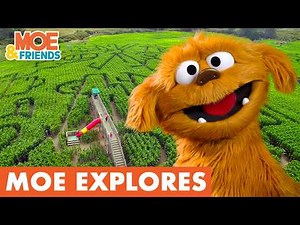 Moe Explores a MAZE! | Fun Learning Adventure for Kids 😄🌀🧩