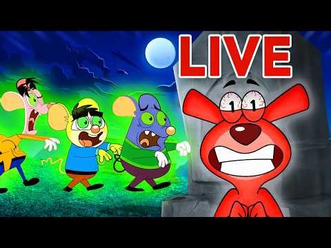 Rat A Tat Doggy Don LIVE : 👀 Creepy Night Adventure | Doggy Don vs Ghost | Ghost House Cartoon