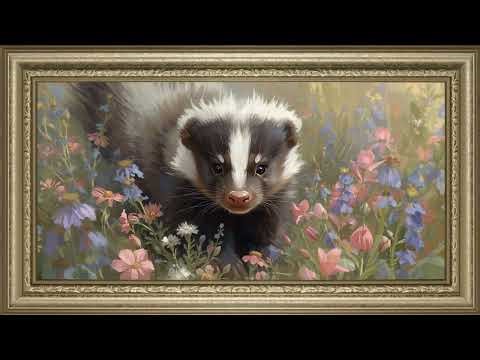 Springtime Friend TV Screensaver | 2-Hr Framed Painting | 4K Masterpieces of Imaginative Moments