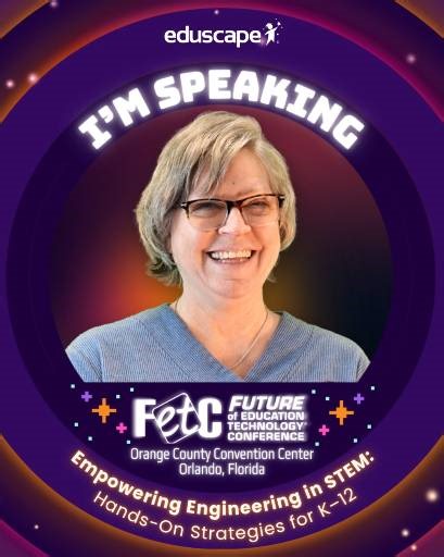 We’re heading to FETC 2026! 🎉 We're proud to announce that we’ll be presenting at the nation’s largest independent edtech event, and we can’t wait to connect with you in person. Join Suzette Wilhelm, Senior Learning Leader, for two powerful learning experiences designed to inspire leaders and educators: 🛠️ Workshop: 𝗘𝗺𝗽𝗼𝘄𝗲𝗿𝗶𝗻𝗴 𝗘𝗻𝗴𝗶𝗻𝗲𝗲𝗿𝗶𝗻𝗴 𝗶𝗻 𝗦𝗧𝗘𝗠: 𝗛𝗮𝗻𝗱𝘀-𝗢𝗻 𝗦𝘁𝗿𝗮𝘁𝗲𝗴𝗶𝗲𝘀 𝗳𝗼𝗿 𝗞–1𝟮 Learn practical, classroom-ready approaches that deepen engineering th