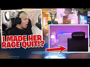 Clix 1V1 WAGERS Sommerset & makes her RAGE QUIT