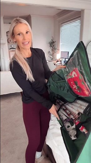 Must-Have Wrapping Paper Storage | Holiday Organization Made Easy