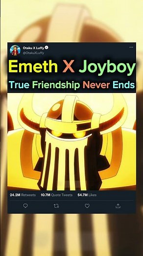 The True Friendship Of Emeth And Joyboy #shorts #onepiece #joyboy