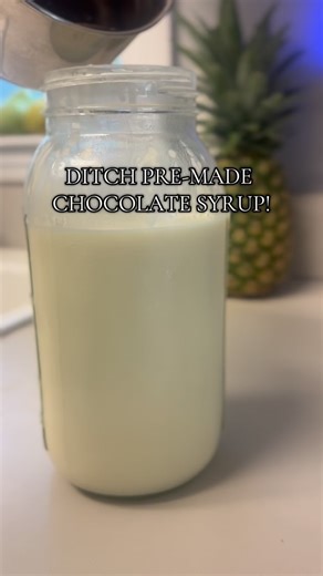 It’s time to stop buying premade chocolate milk & chocolate syrup. Making your own is incredibly easy nutritious delicious. We keep this on tap in our house! #rawmilk #chocolatemilk #healthy #natural #allnatural #fyp | Laura Lineberry