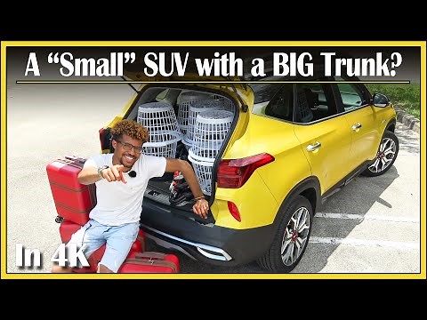 2021 - 2023 Kia Seltos | Cargo Space (DETAILED) SUV Review | How Much Can Fit in the Trunk?