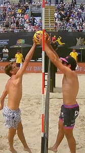 The viral block that had the whole beach talking. Catch Troy this weekend at the 2025 Huntington Beach Open — Saturday & Sunday, 10am PDT at the HB Pier or on Bally Live Sports. | AVP Pro Beach Volleyball
