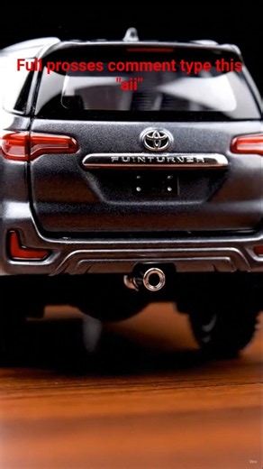 new toyota fochunar toy realistic car unboxing on contener