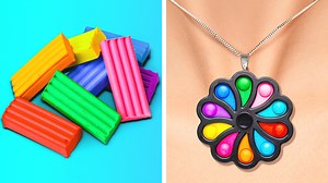213K views · 3.1K reactions | Rainbow polymer clay crafts. Wonderful DIY jewelry, accessories and home decor ideas: | 5-Minute Crafts Family | Facebook