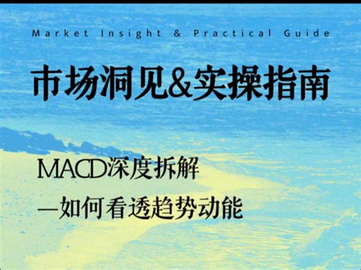 MCAD深度拆解-如何看透趋势动能