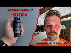 Pepper Spray - Live Testing POV - POM Industries