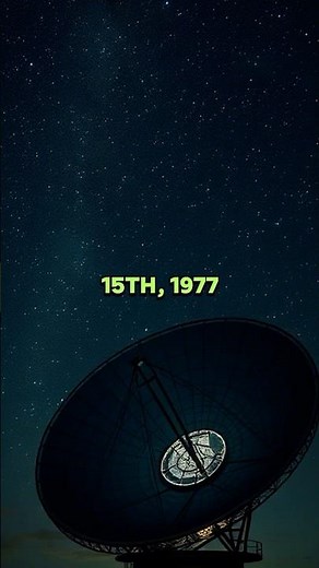 The WOW Signal: Did Aliens Try to Contact Us in 1977? | Space Mystery Explained
