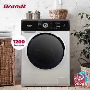 Choisissez la machine à laver automatique Brandt BAL82SBL pour une expérience de lavage exceptionnelle 😎 performances de pointe, économie d'énergie et résultats impeccables à chaque lessive 🌟🌀 #machineàlaver #BrandtLaveLinge #EfficacitéGarantie #modernhome #électroménagerefficace #automatque #Brandt #لكل_يوم | Brandt