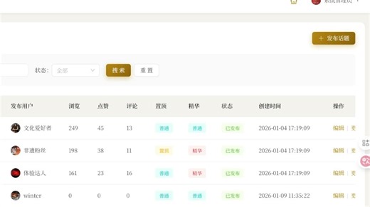 基于Java的非遗文化体验系统