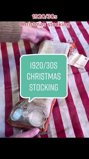 Unboxing a 1920s Christmas Stocking: Time Capsule Treasures