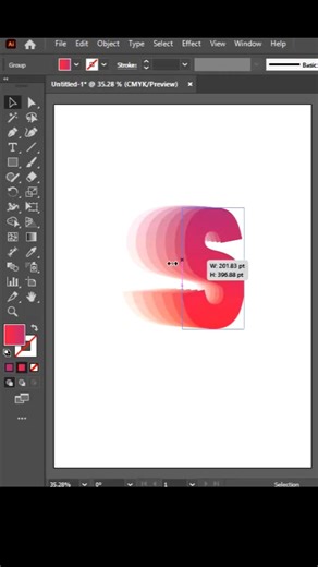 Adobe illustrator 2026-how to use blend tool like a pro #adobeillustratortutorials #shorttrick