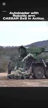 Autoloader with Robotic arm CAESAR 8x8 in Action