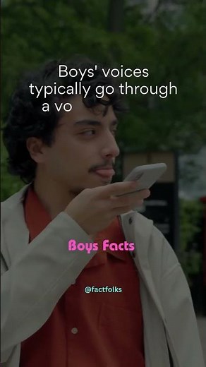 The Voice Journey: Understanding Boys' Voice Breaking during Puberty 🗣️🎵🌟| Facts | #shorts #facts