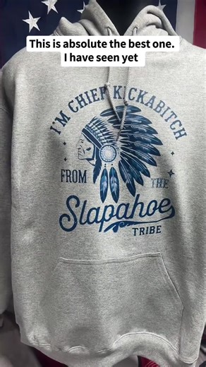 Chief Kickabitch Hoodie from the Slapahoe Tribe