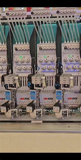 Maya high speed mixed type embroidery machine. | Tony Lee