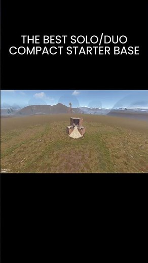 THE BEST SOLO DUO COMPACT STARTER BASE #rust #rustbasedesign #rustgame #rustbase #rustconsole