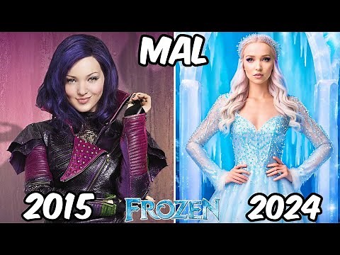 Disney Famous Girls Then and Now 2024