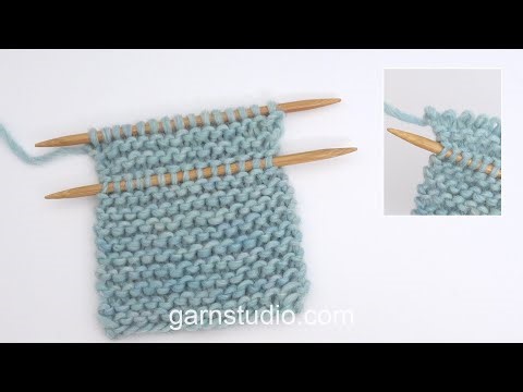 How to unravel garter stitch safely