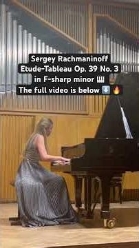 S. Rachmaninoff - Etude-Tableau Op. 39 No. 3 in F-sharp minor #rachmaninoff #etude #pianogirl #piano
