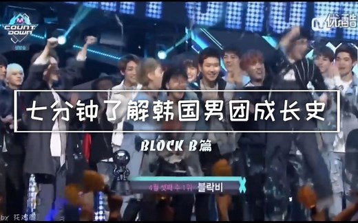 【Block B】【科普向】七分钟了解韩国男团成长史-Block B篇