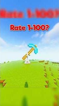 Giant Diamond Pickaxe Build! 💎⛏️ #minecraft #songlyrics #icecream