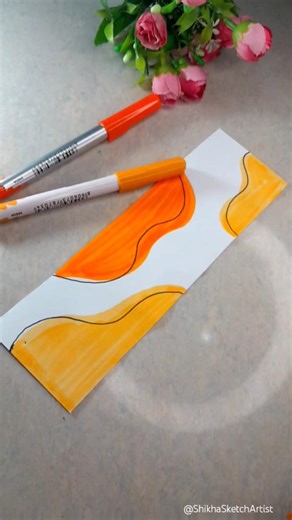 Easy bookmark ideas🔖❤️#shorts #youtubeshorts #art #bookmark #trending #viral #drawing#diy #bookmark
