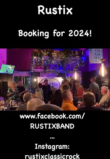 Rustix is booking for 2024! Please reach out for dates! | Rustix Classic Rock
