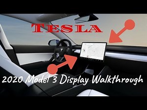 2020 Tesla Model 3 Control Center Walkthrough