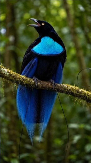 Satu Kedip, Hutan Jadi Berwarna Biru
