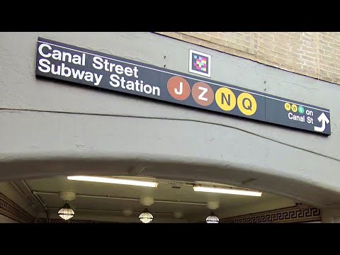Exploring Canal Street Subway Station, in Manhattan, New York City
