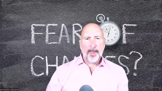 What are your perceptions of change? Do you fear change, embrace change, or crave change? Do you typically consider the fear of not changing? Daily Shake Up No. 1,145 is a reminder that there are two different fear elements associated with change: 1. Fear, worry or uncertainty about change; or 2. Fear, worry or uncertainty about things NOT changing. Too often, we don’t think about our feelings about things not changing, but this requires our attention. Two thirds or more of people have fear or w